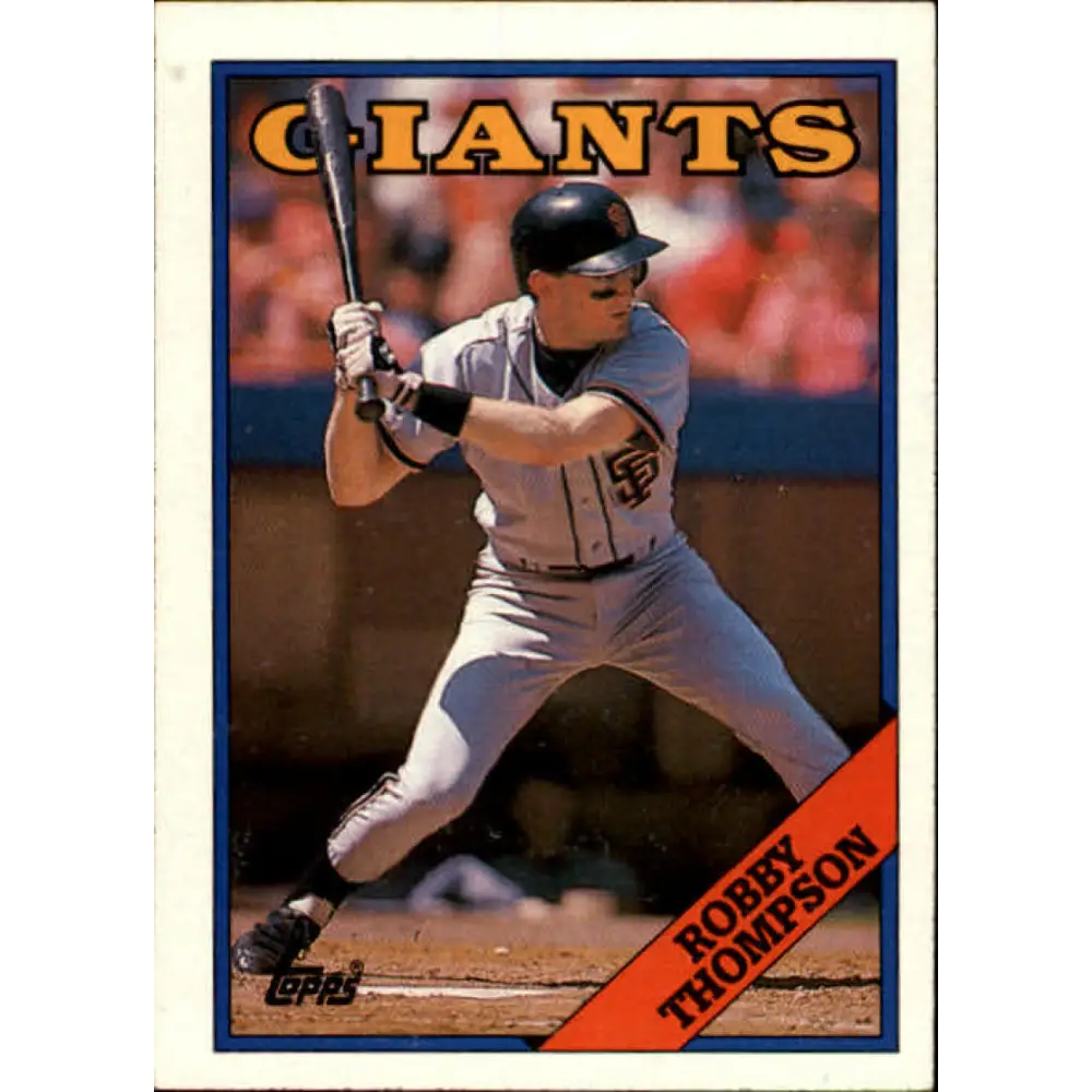 1988 Topps #472 Robby Thompson NM-MT San Francisco Giants Baseball Card  Image 1