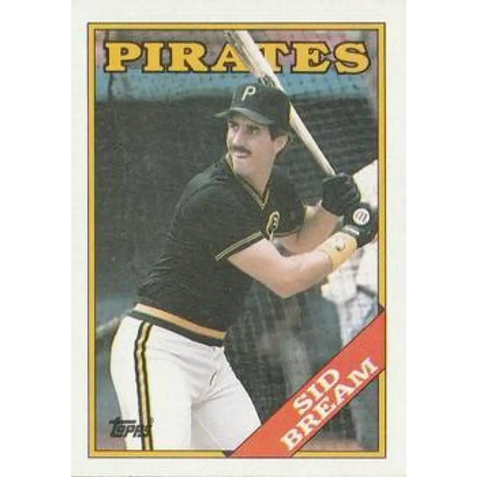 1988 Topps #478 Sid Bream NM-MT Pittsburgh Pirates Baseball Card  Image 1