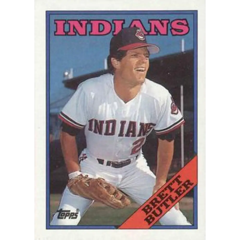1988 Topps #479 Brett Butler NM-MT Cleveland Indians Baseball Card  Image 1