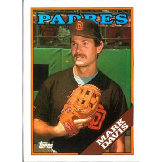 1988 Topps #482 Mark Davis NM-MT San Diego Padres Baseball Card  Image 1