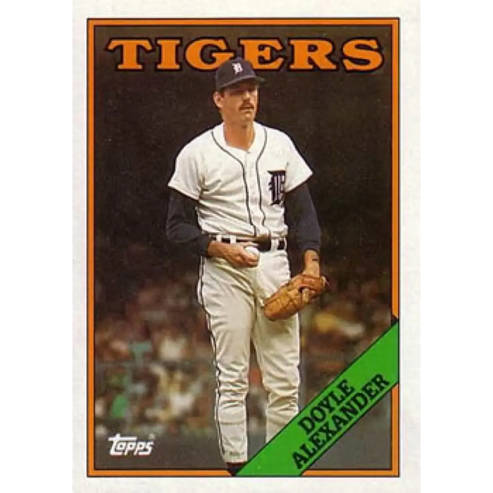 1988 Topps #492 Doyle Alexander NM-MT Detroit Tigers Baseball Card  Image 1