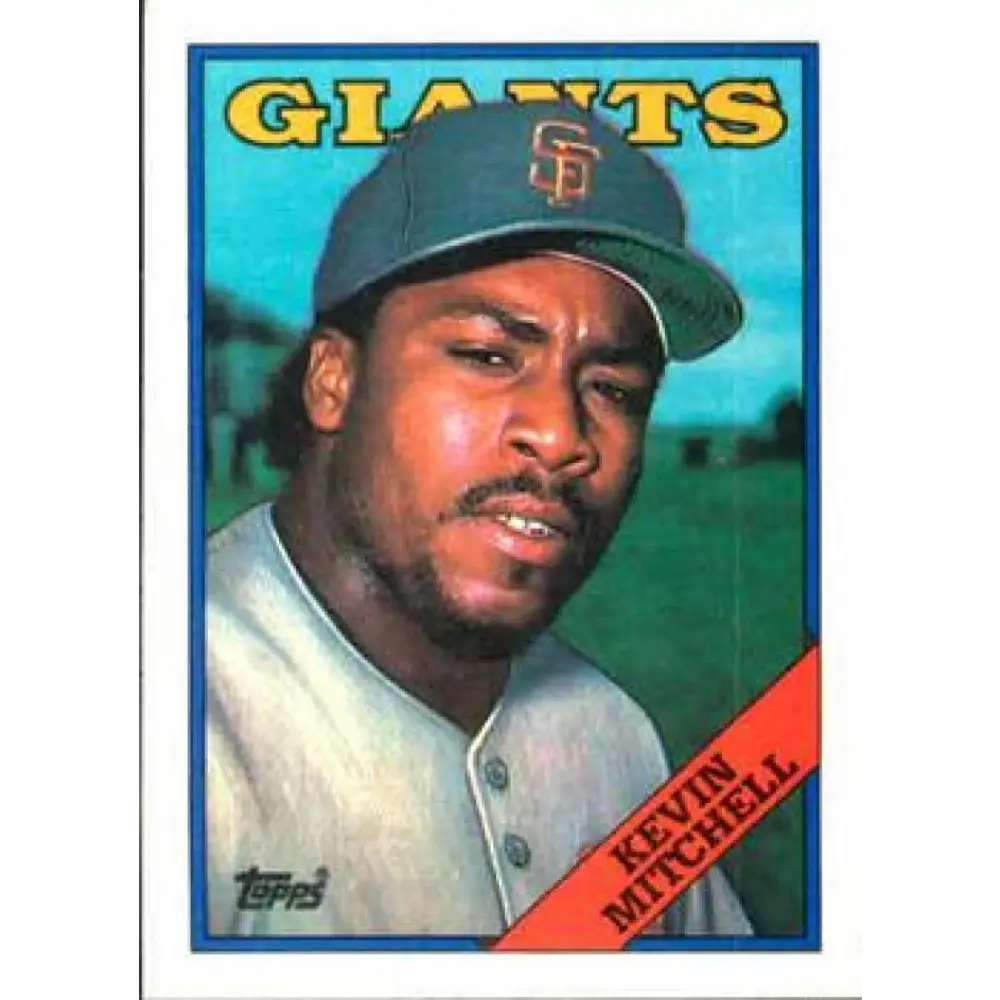 1988 Topps #497 Kevin Mitchell NM-MT San Francisco Giants Baseball Card  Image 1