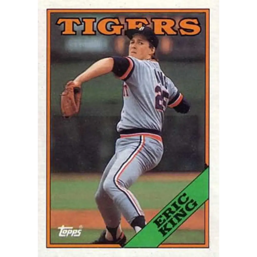 1988 Topps #499 Eric King NM-MT Detroit Tigers Baseball Card  Image 1