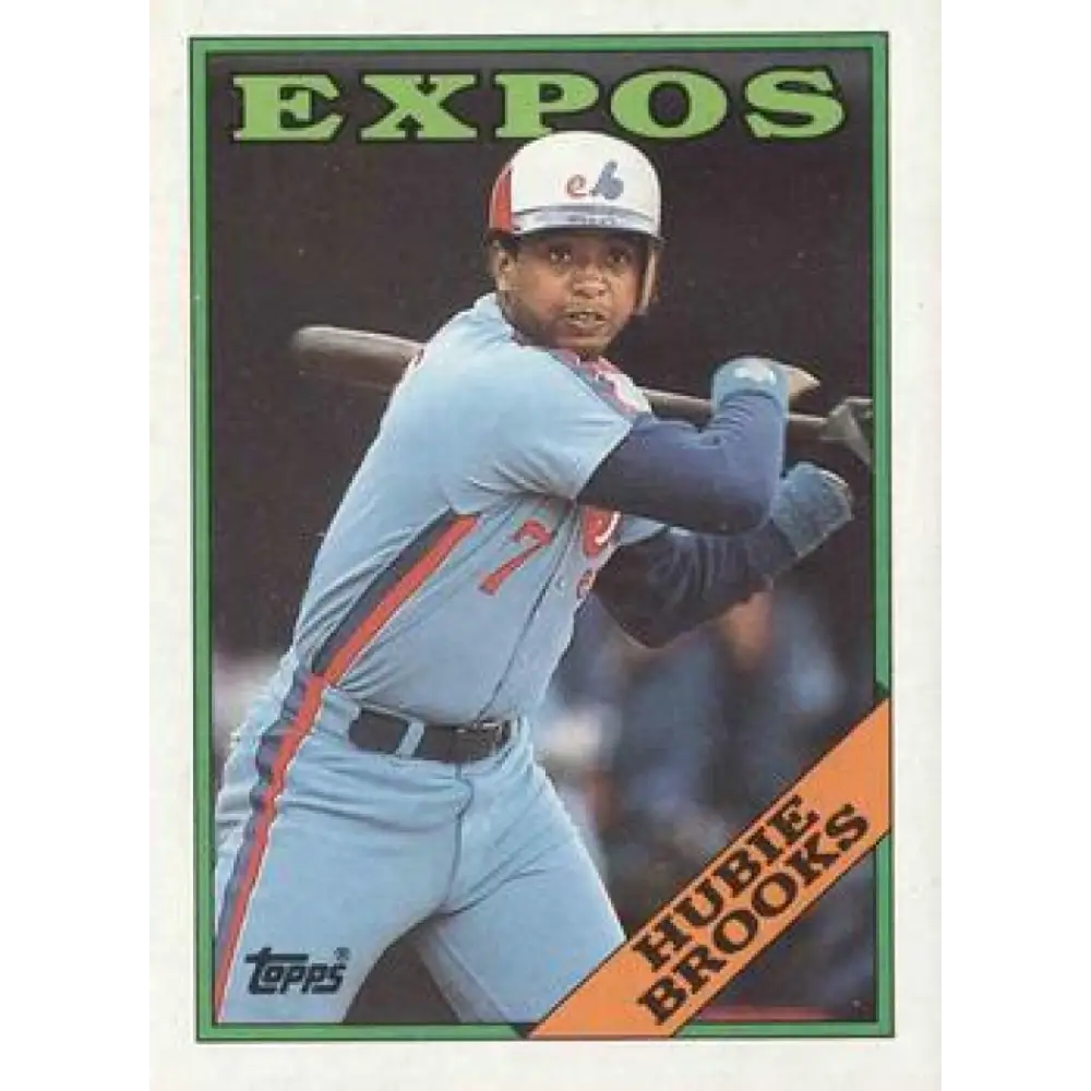 1988 Topps #50 Hubie Brooks NM-MT Montreal Expos Baseball Card  Image 1