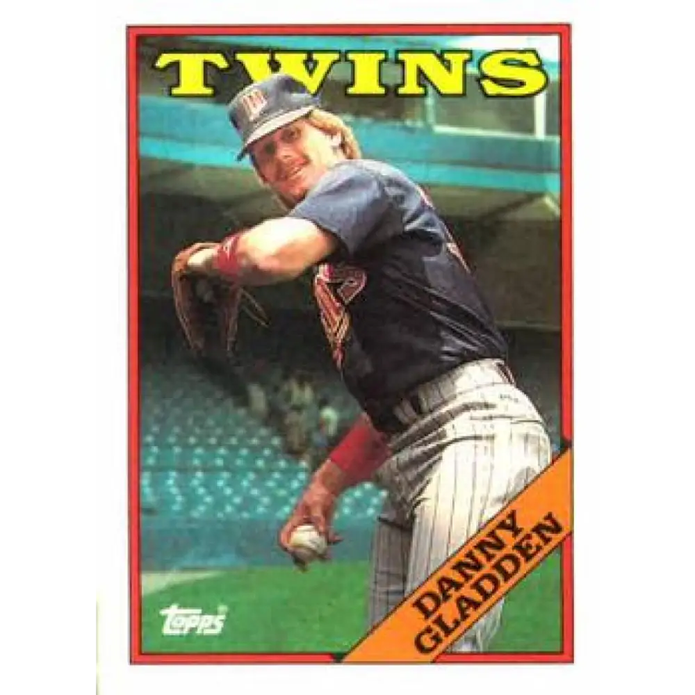 1988 Topps #502 Dan Gladden NM-MT Minnesota Twins Baseball Card  Image 1