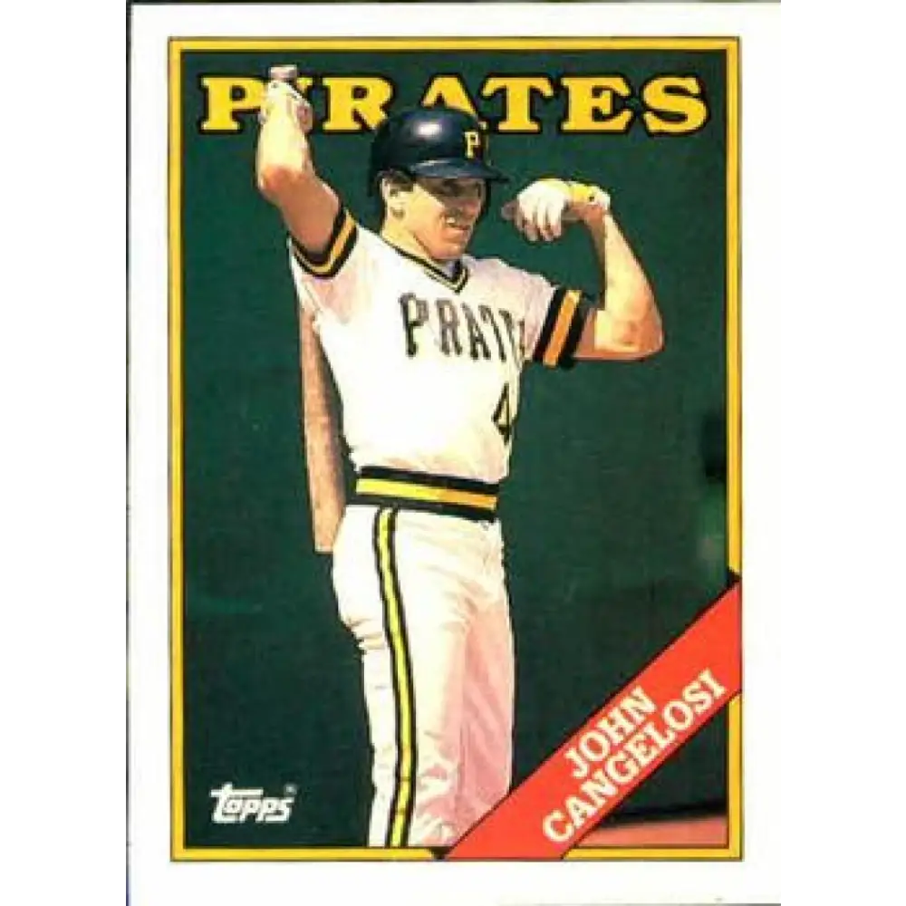 1988 Topps #506 John Cangelosi NM-MT Pittsburgh Pirates Baseball Card  Image 1