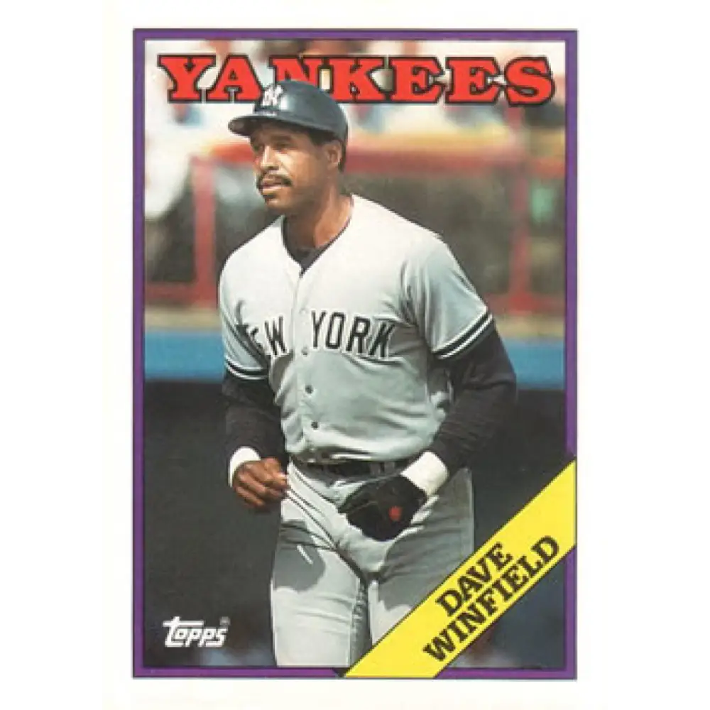 1988 Topps #510 Dave Winfield NM-MT New York Yankees Baseball Card  Image 1
