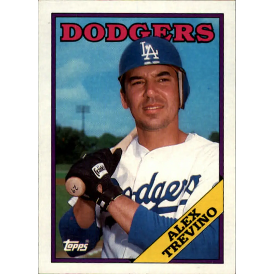 1988 Topps #512 Alex Trevino NM-MT Los Angeles Dodgers Baseball Card  Image 1
