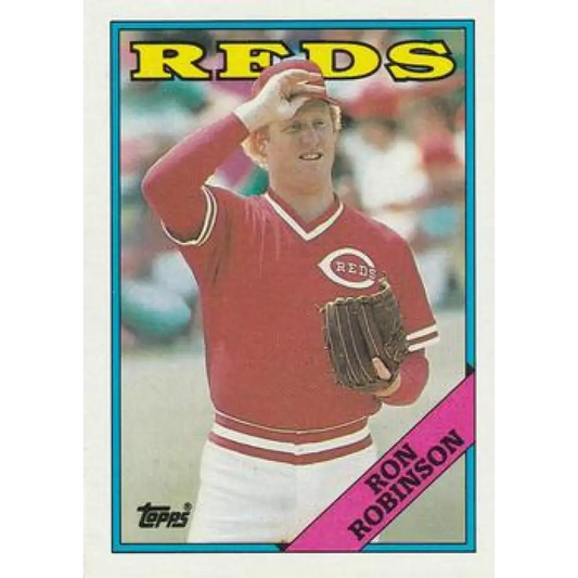 1988 Topps #517 Ron Robinson NM-MT Cincinnati Reds Baseball Card  Image 1