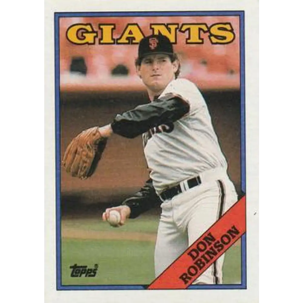 1988 Topps #52 Don Robinson NM-MT San Francisco Giants Baseball Card  Image 1