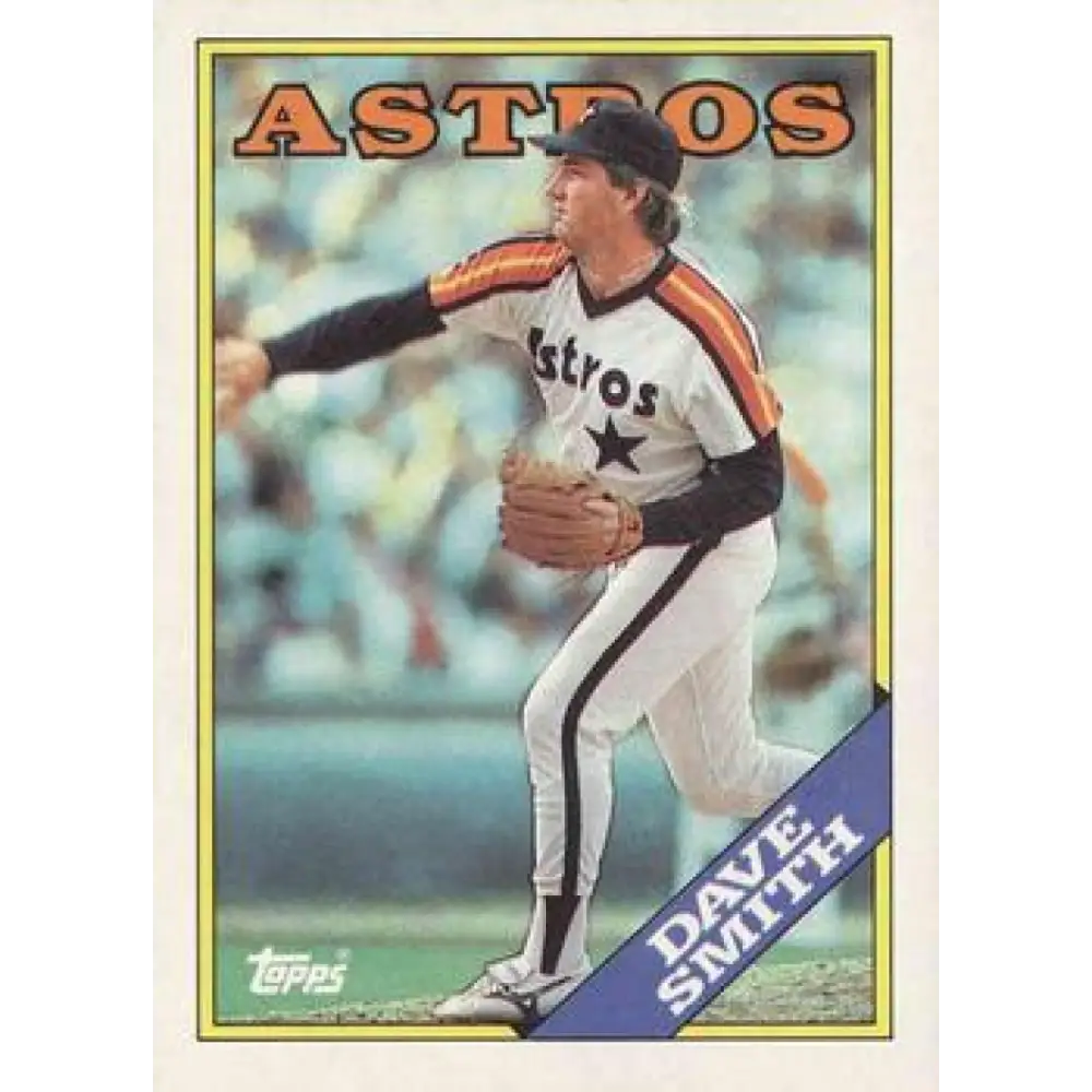 1988 Topps #520 Dave Smith NM-MT Houston Astros Baseball Card  Image 1