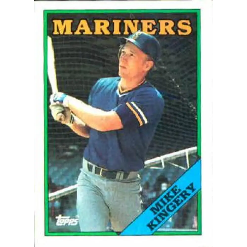 1988 Topps #532 Mike Kingery NM-MT Seattle Mariners Baseball Card  Image 1