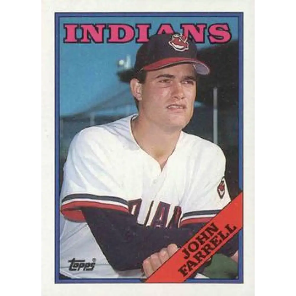 1988 Topps #533 John Farrell NM-MT RC Rookie Cleveland Indians Baseball Card  Image 1