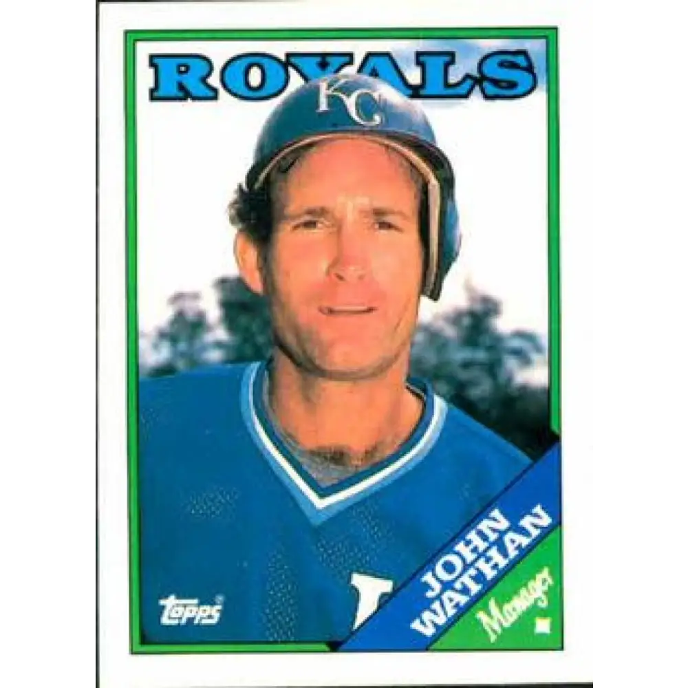 1988 Topps #534 John Wathan NM-MT Kansas City Royals Baseball Card  Image 1