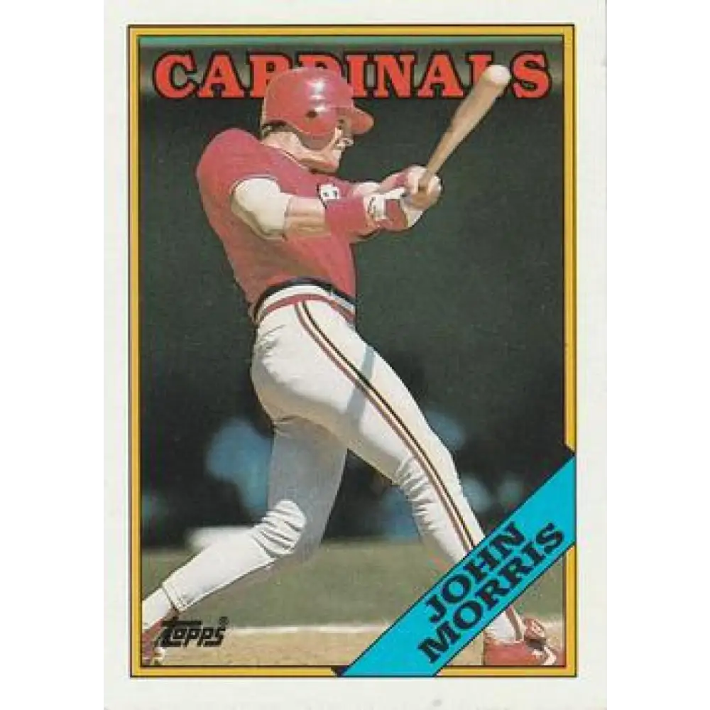 1988 Topps #536 John Morris NM-MT St. Louis Cardinals Baseball Card  Image 1