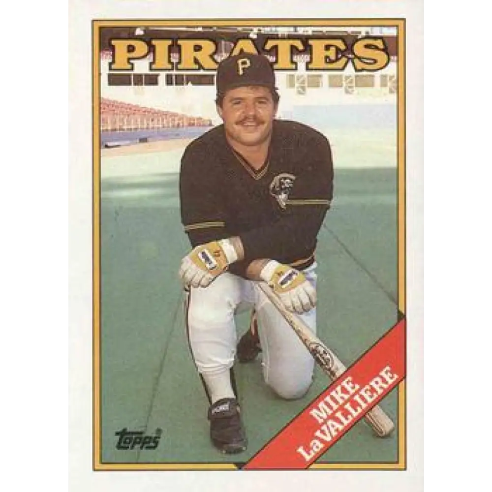 1988 Topps #539 Mike LaValliere NM-MT Pittsburgh Pirates Baseball Card  Image 1