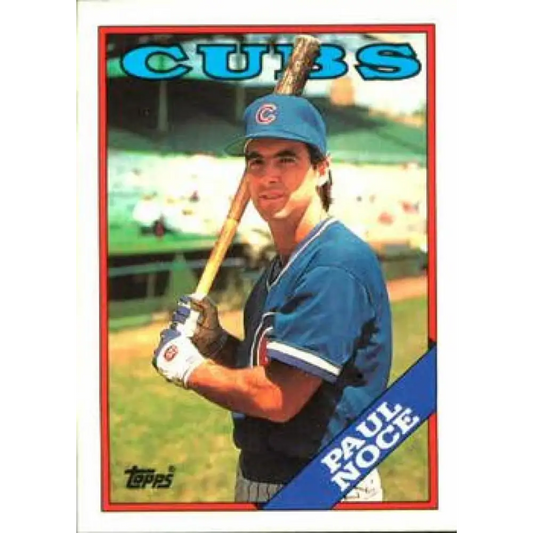 1988 Topps #542 Paul Noce NM-MT RC Rookie Chicago Cubs Baseball Card  Image 1