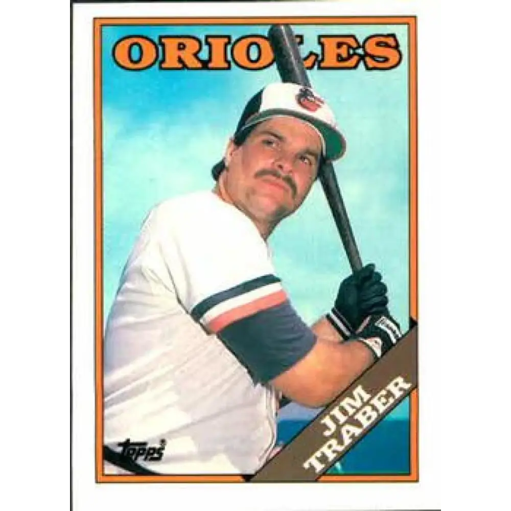1988 Topps #544 Jim Traber NM-MT Baltimore Orioles Baseball Card  Image 1