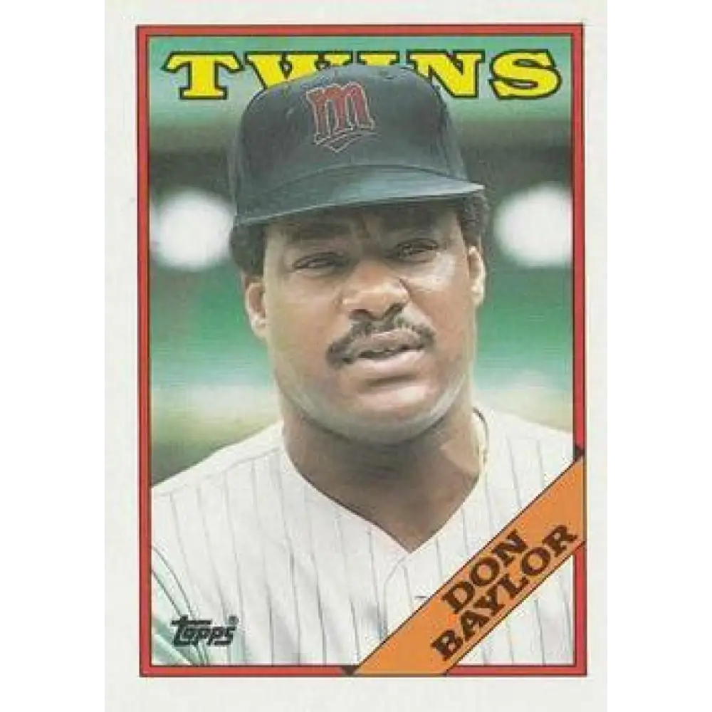 1988 Topps #545 Don Baylor NM-MT Minnesota Twins Baseball Card  Image 1