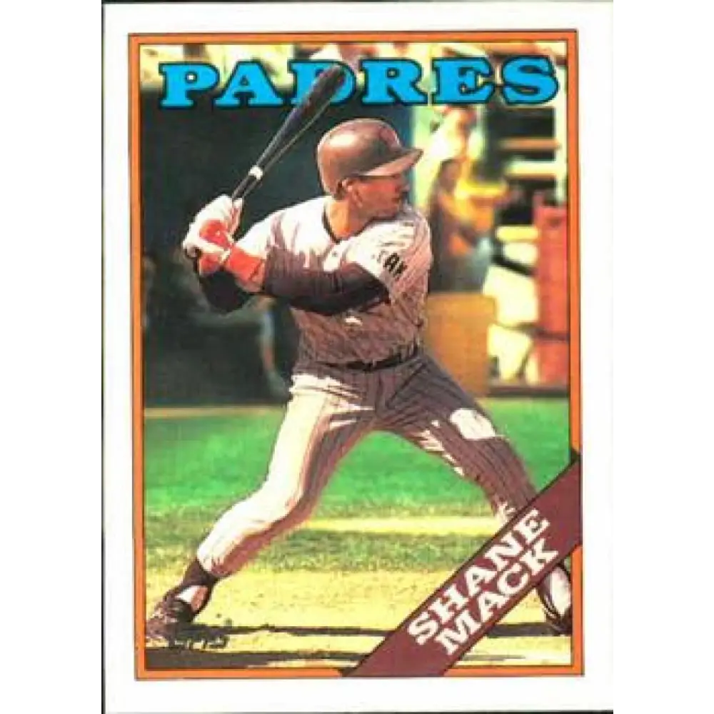 1988 Topps #548 Shane Mack NM-MT San Diego Padres Baseball Card  Image 1