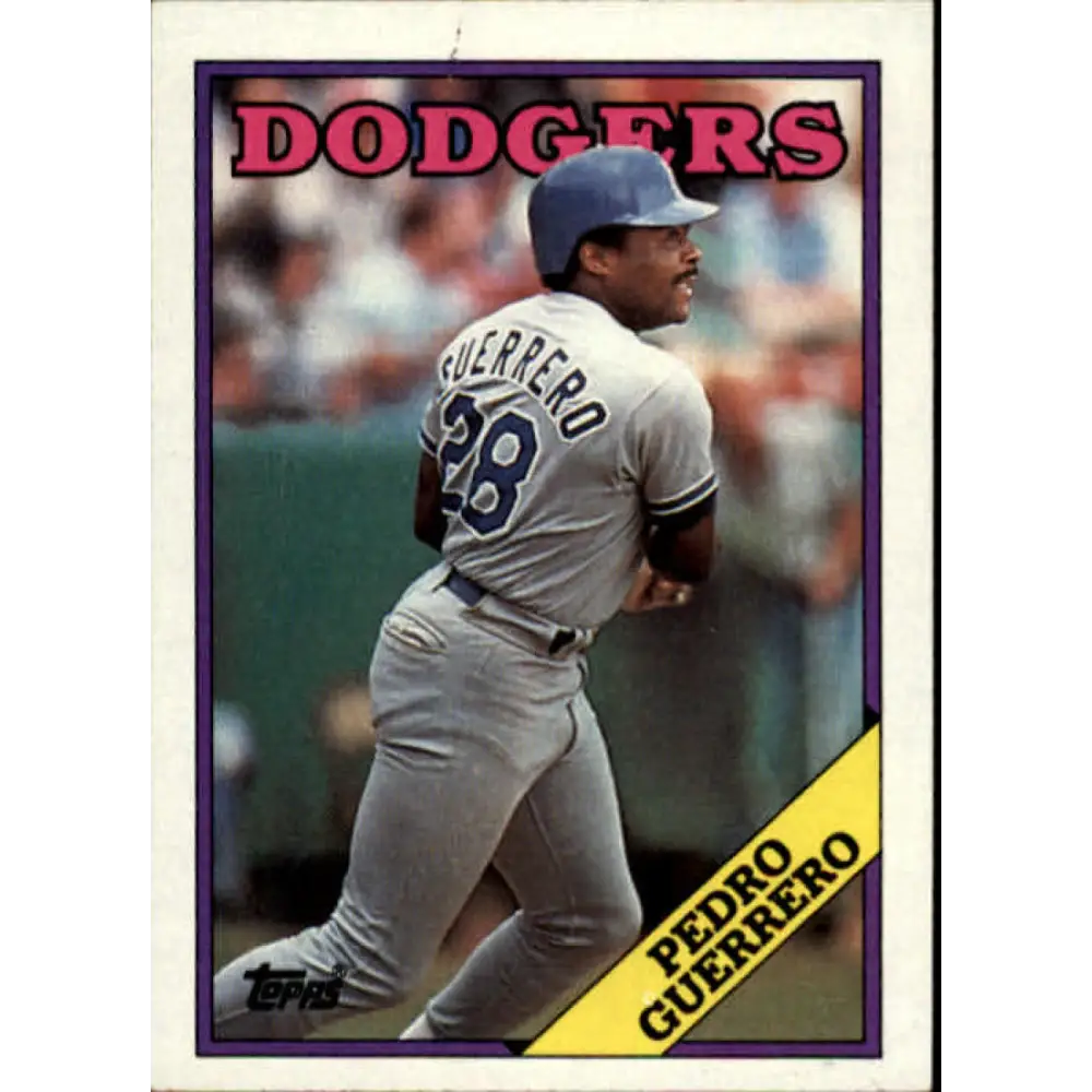 1988 Topps #550 Pedro Guerrero NM-MT Los Angeles Dodgers Baseball Card  Image 1