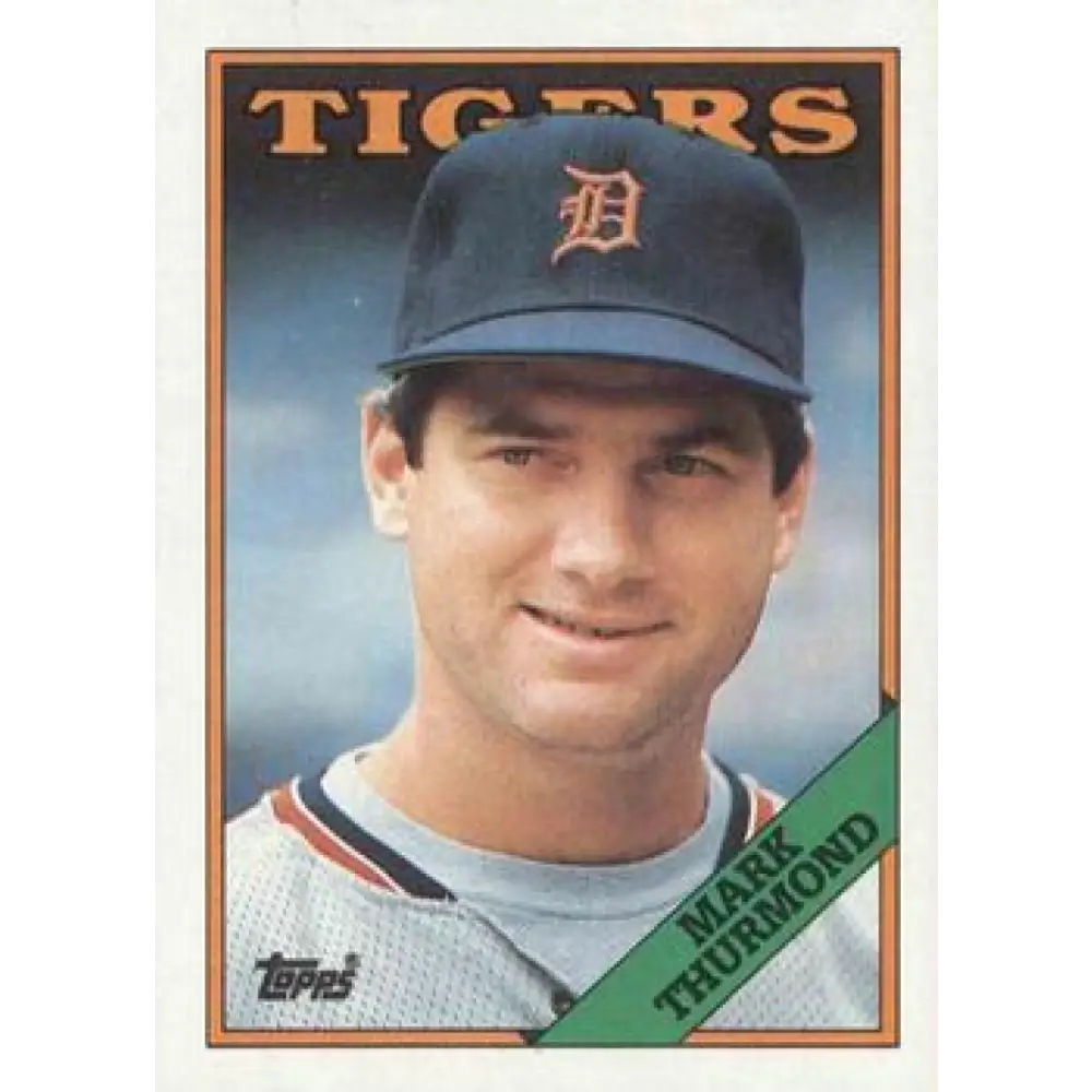 1988 Topps #552 Mark Thurmond NM-MT Detroit Tigers Baseball Card  Image 1