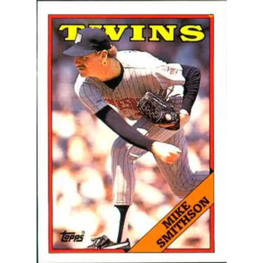1988 Topps #554 Mike Smithson NM-MT Minnesota Twins Baseball Card  Image 1