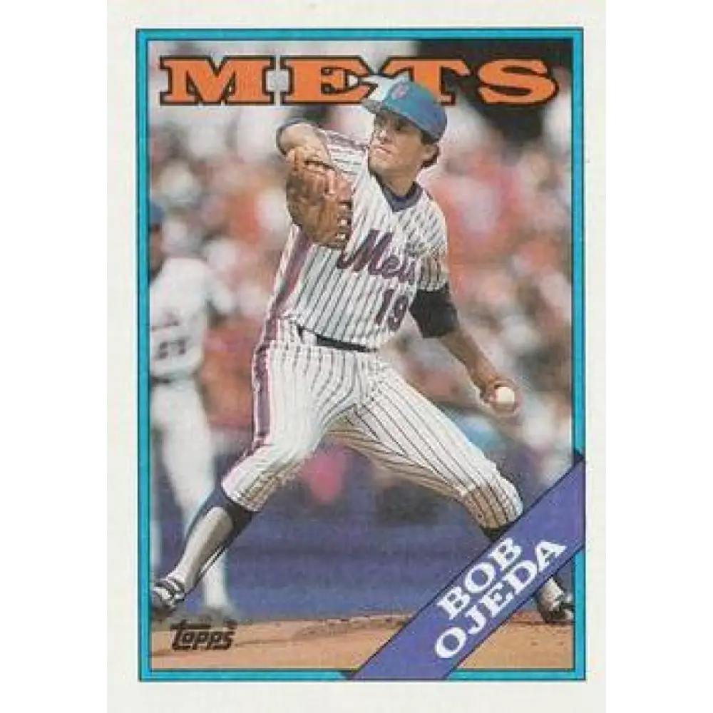 1988 Topps #558 Bob Ojeda NM-MT New York Mets Baseball Card  Image 1