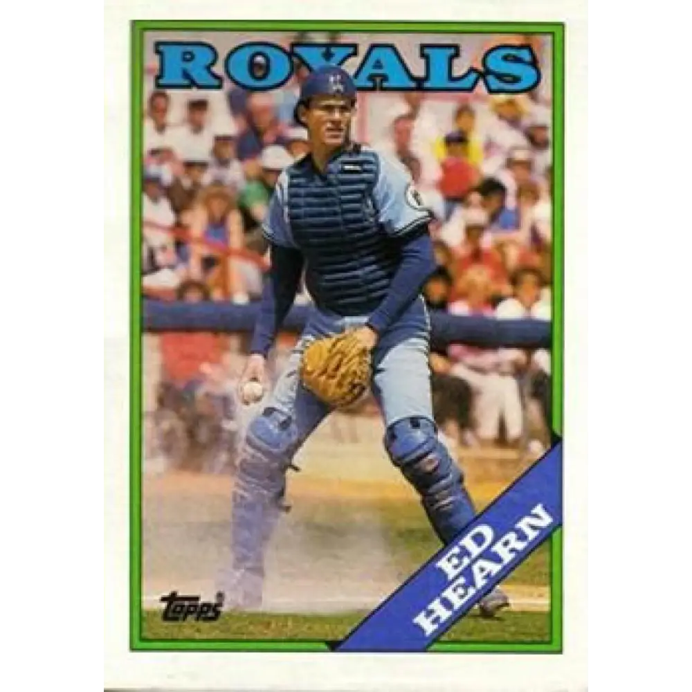 1988 Topps #56 Ed Hearn NM-MT Kansas City Royals Baseball Card  Image 1