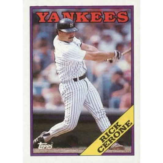 1988 Topps #561 Rick Cerone NM-MT New York Yankees Baseball Card  Image 1