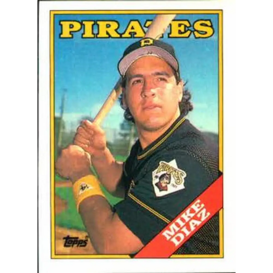 1988 Topps #567 Mike Diaz NM-MT Pittsburgh Pirates Baseball Card  Image 1