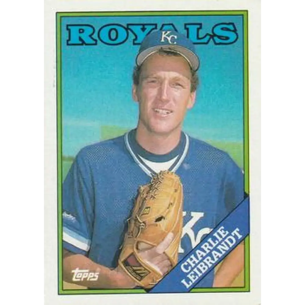 1988 Topps #569 Charlie Leibrandt NM-MT Kansas City Royals Baseball Card  Image 1