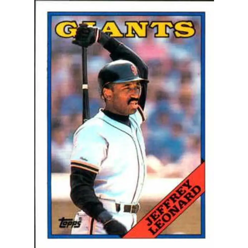 1988 Topps #570 Jeffrey Leonard NM-MT San Francisco Giants Baseball Card  Image 1