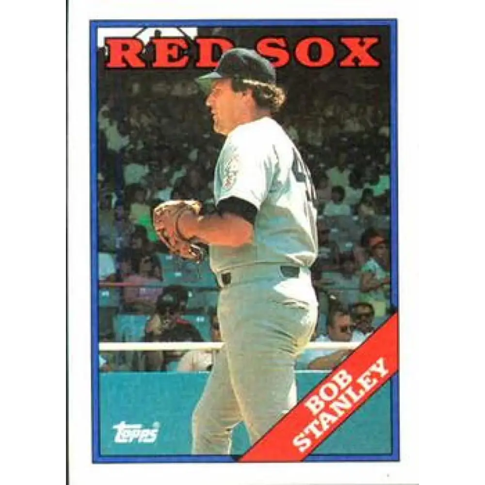 1988 Topps #573 Bob Stanley NM-MT Boston Red Sox Baseball Card  Image 1