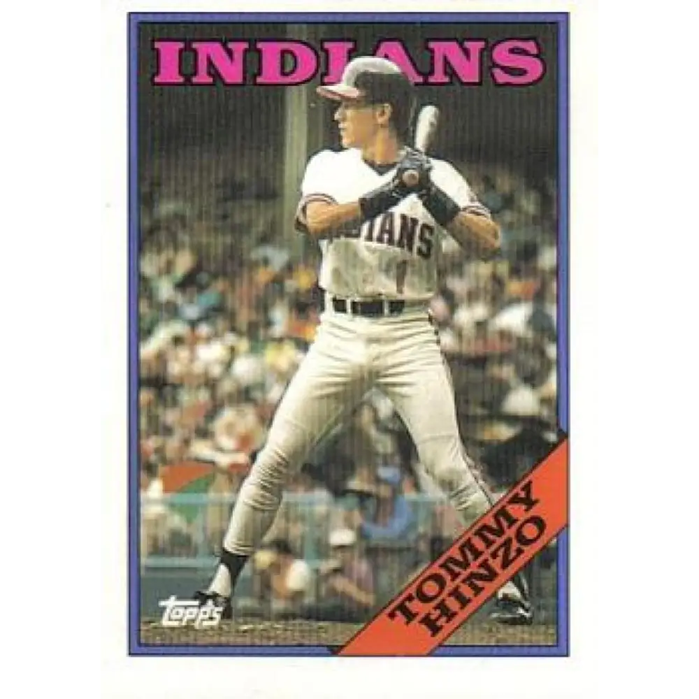 1988 Topps #576 Tommy Hinzo NM-MT RC Rookie Cleveland Indians Baseball Card  Image 1