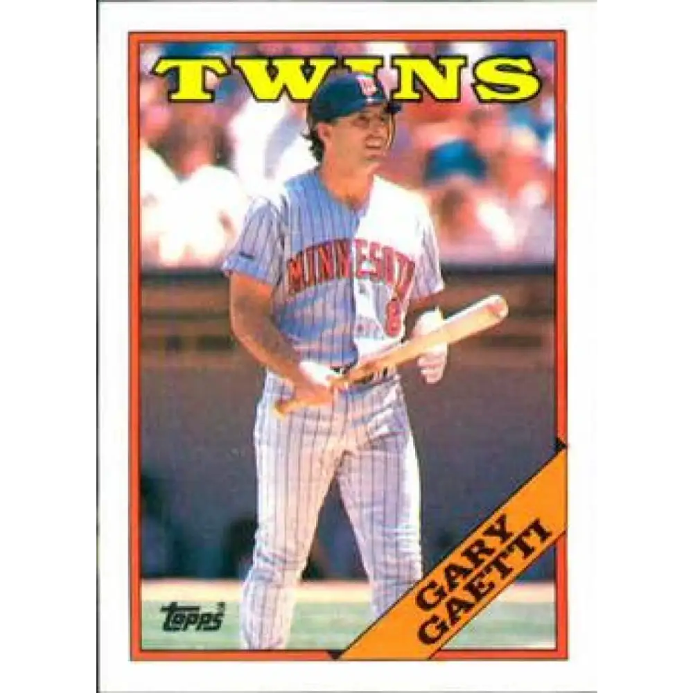 1988 Topps #578 Gary Gaetti NM-MT Minnesota Twins Baseball Card  Image 1