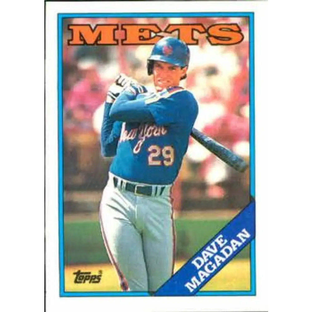 1988 Topps #58 Dave Magadan NM-MT New York Mets Baseball Card  Image 1