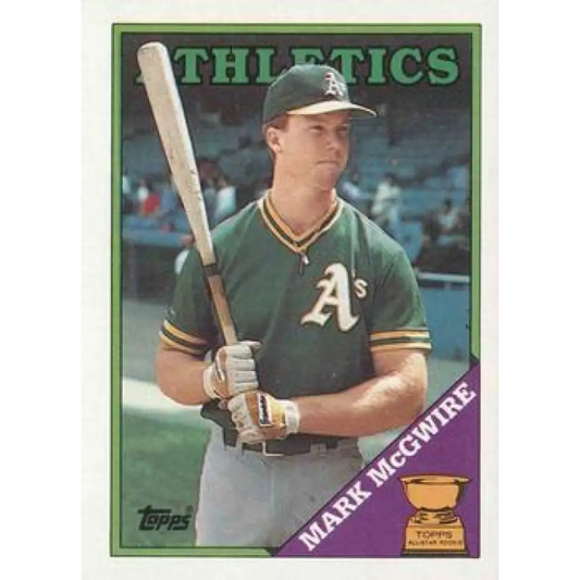 1988 Topps #580 Mark McGwire NM-MT Oakland Athletics Baseball Card  Image 1