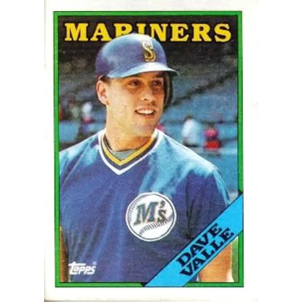 1988 Topps #583 Dave Valle NM-MT Seattle Mariners Baseball Card  Image 1