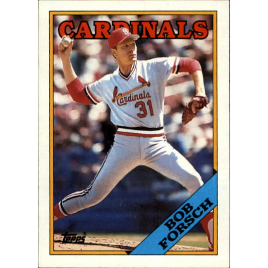 1988 Topps #586 Bob Forsch NM-MT St. Louis Cardinals Baseball Card  Image 1