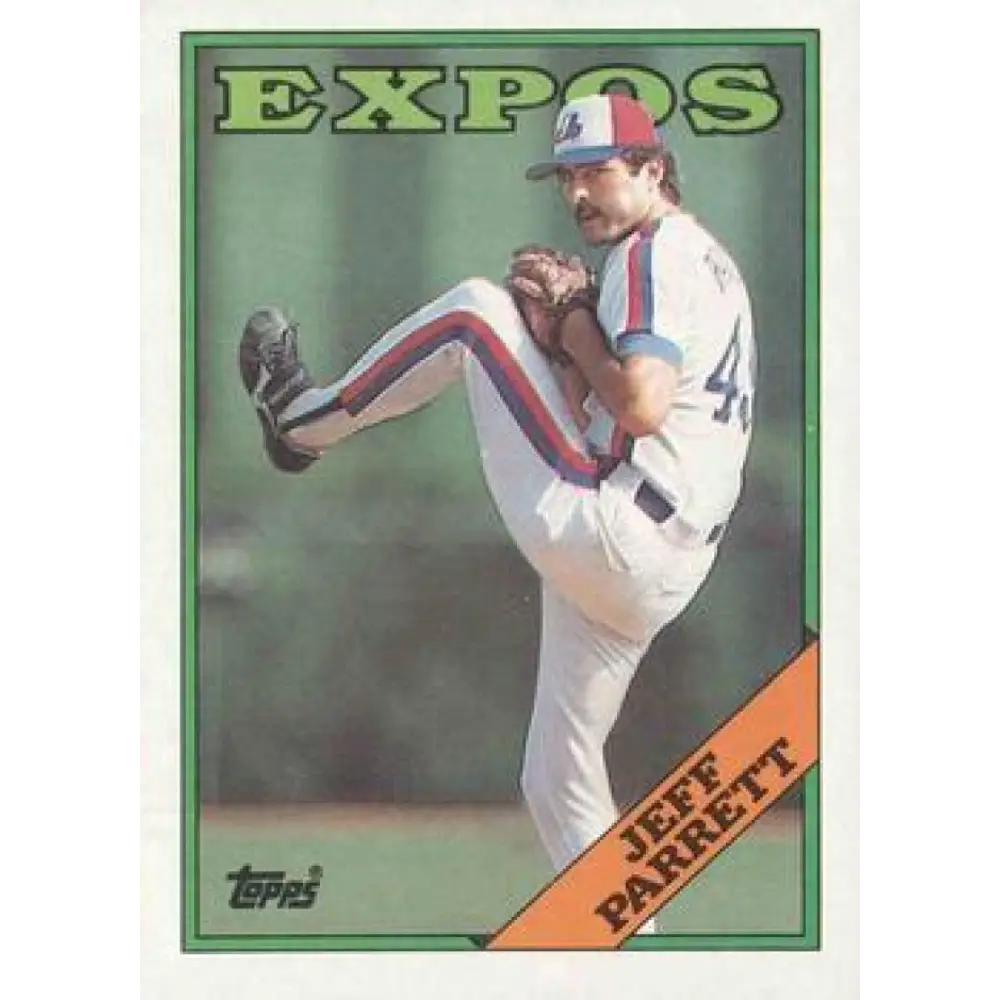 1988 Topps #588 Jeff Parrett NM-MT Montreal Expos Baseball Card  Image 1