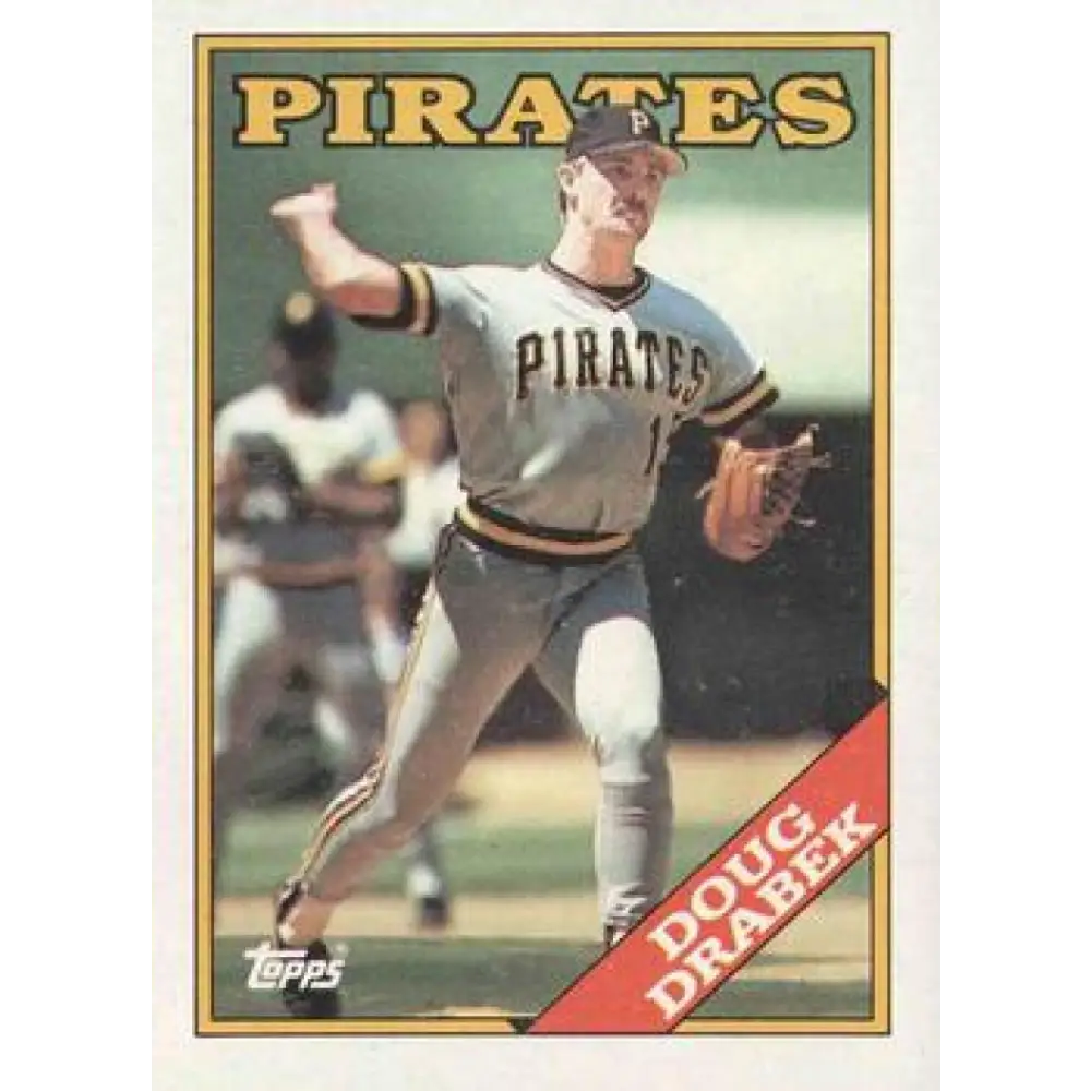 1988 Topps #591 Doug Drabek NM-MT Pittsburgh Pirates Baseball Card  Image 1