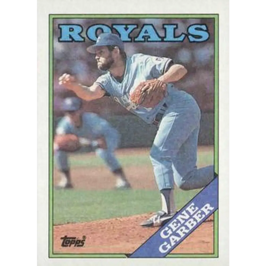 1988 Topps #597 Gene Garber NM-MT Kansas City Royals Baseball Card  Image 1
