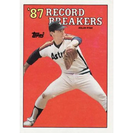 1988 Topps #6 Nolan Ryan NM-MT Houston Astros Baseball Card  Image 1