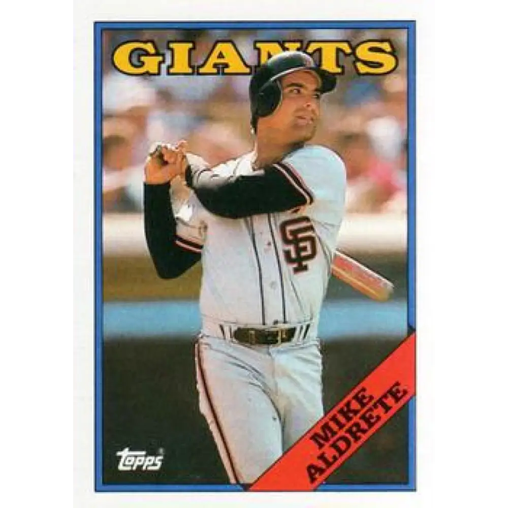 1988 Topps #602 Mike Aldrete NM-MT San Francisco Giants Baseball Card  Image 1