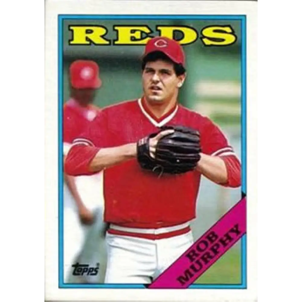 1988 Topps #603 Rob Murphy NM-MT Cincinnati Reds Baseball Card  Image 1