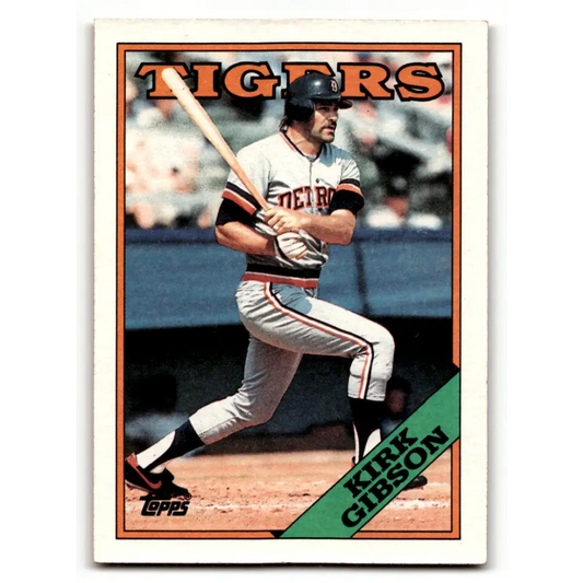 1988 Topps #605 Kirk Gibson NM-MT Detroit Tigers Baseball Card  Image 1