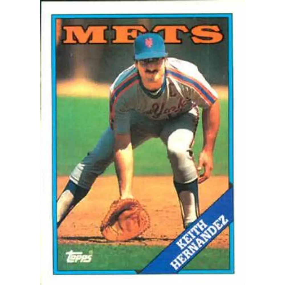 1988 Topps #610 Keith Hernandez NM-MT New York Mets Baseball Card  Image 1