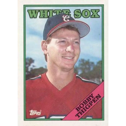 1988 Topps #613 Bobby Thigpen NM-MT Chicago White Sox Baseball Card  Image 1
