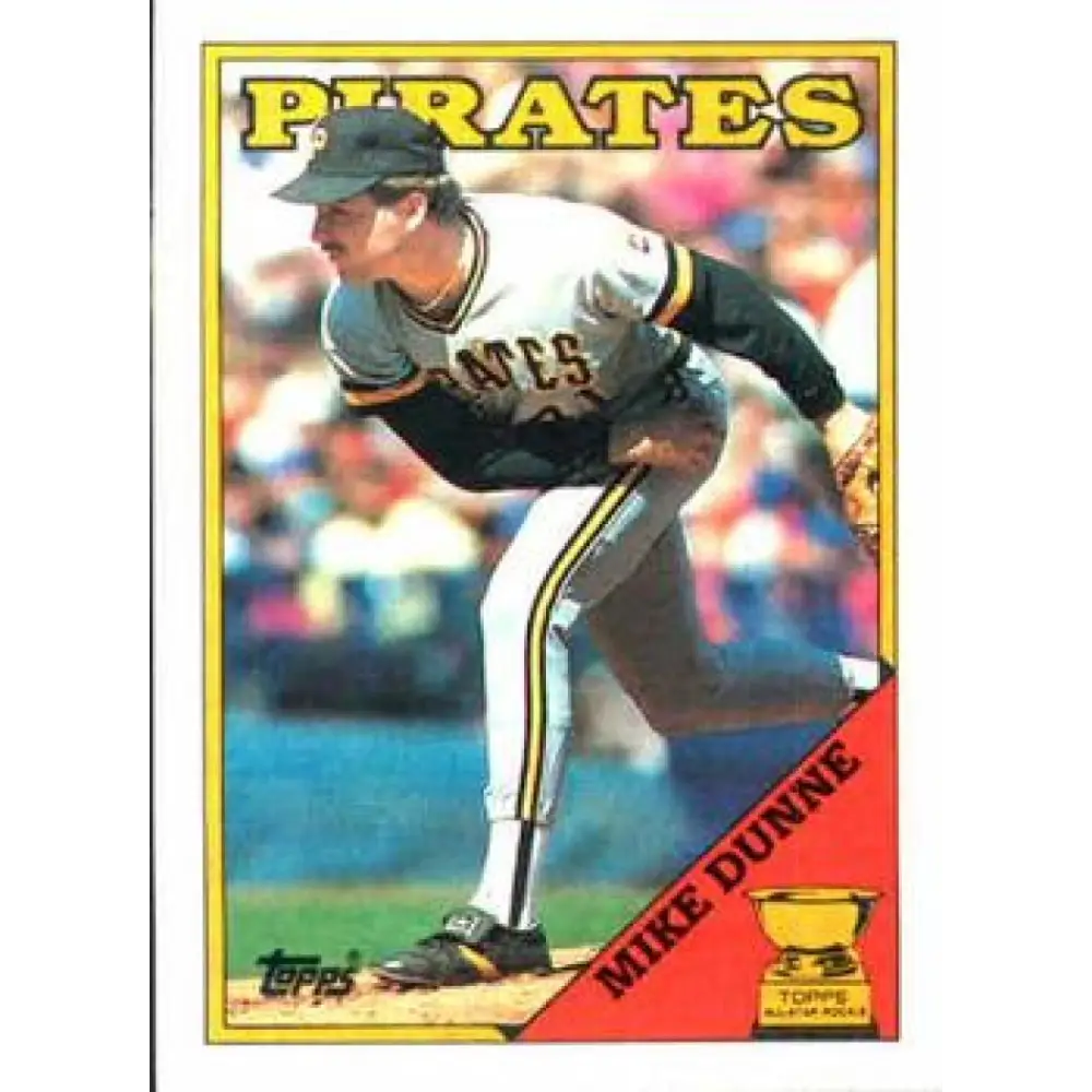 1988 Topps #619 Mike Dunne NM-MT Pittsburgh Pirates Baseball Card  Image 1